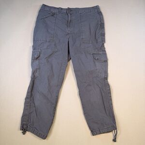 Social Standard by Sanctuary Cargo Pants Women’s Large Gray Drawstring